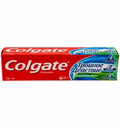 Паста зубна Colgate Потрійна дія Натуральна м`ята 100мл