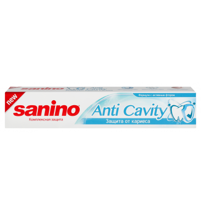 Зубна паста Sanino Anti Cavity Захист від карієсу 100мл