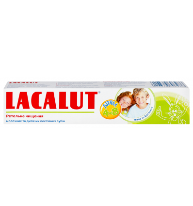 Зубна паста Lacalut для дітей 4-8 років 50мл