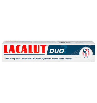 Зубная паста Lacalut Duo 75мл