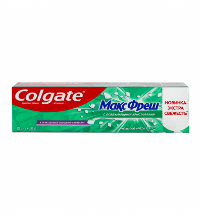 Зубная паста Colgate Макс Фреш Нежная Мята с освежающими кристаллами 100мл