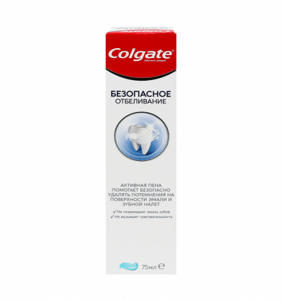Зубная паста Colgate Безопасное отбеливание 75мл