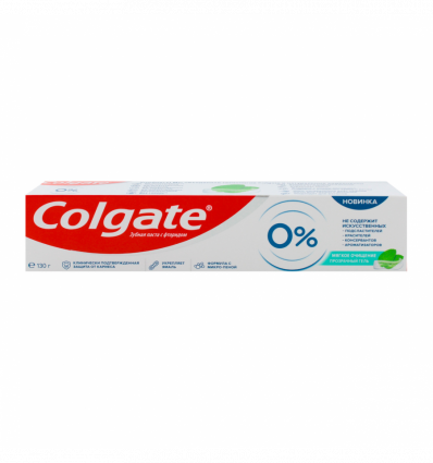 Зубна паста Colgate М`яке очищення 0% 130г