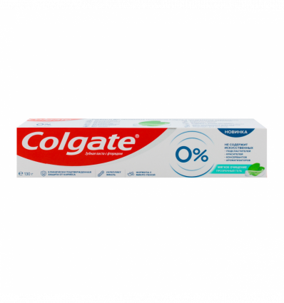 Зубная паста Colgate Мягкое очищение 0% 130г