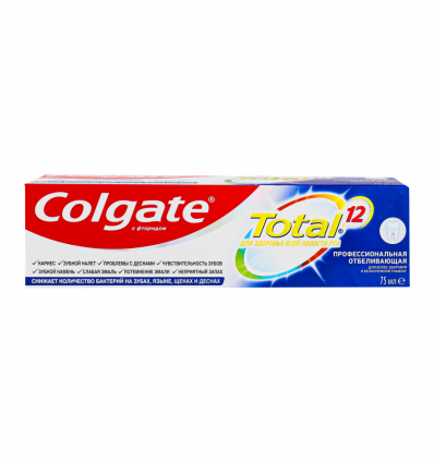 Зубна паста Colgate Total 12 Професійне відбілювання 75мл