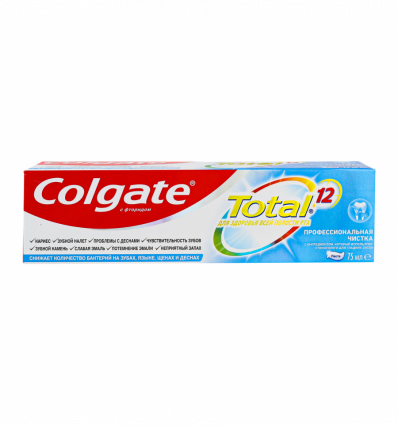 Зубна паста Colgate Total 12 Професійне чищення 75мл