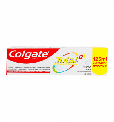 Зубна паста Colgate Total 12 Чиста м`ята 125мл