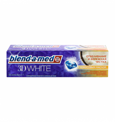 Зубна паста Blend-a-Med 3D White з кокосовим маслом 100мл