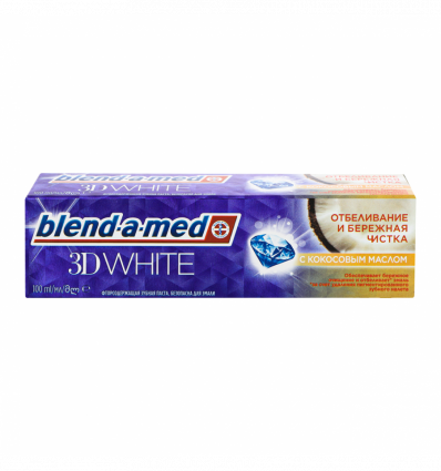Зубная паста Blend-a-Med 3D White с кокосовым маслом 100мл