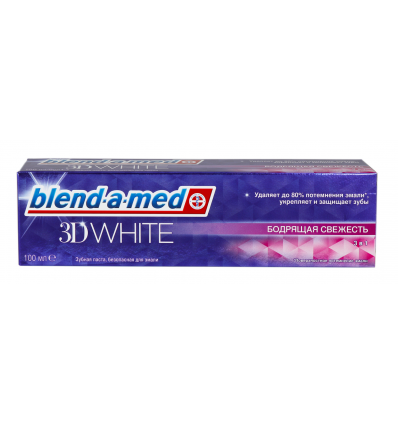 Зубна паста Blend-a-med 3D White Прохолодна свіжість 100мл