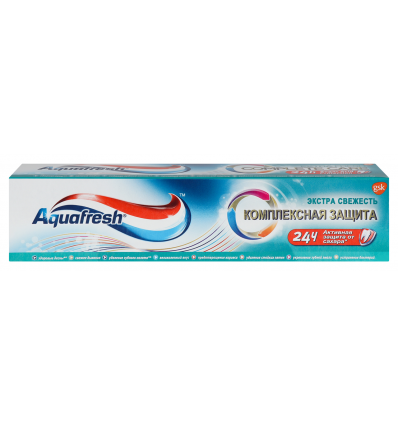 Зубная паста Aquafresh Комплексная защита Экстра свежесть 100мл