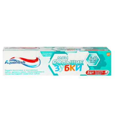 Зубная паста Aquafresh Мои большие зубки 6+ лет 50мл