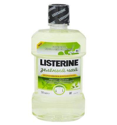 Ополаскиватель для полости рта Listerine Зеленый Чай 500мл
