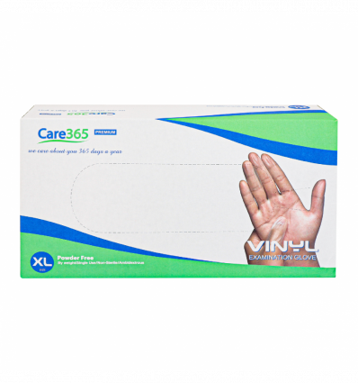 Перчатки Care365 Premium XL нитриловые неприпудреные 100шт/уп