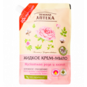 Крем-мило рідке Зелена Аптека Мускатна троянда та бавовна 460мл