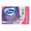 Туалетная бумага Zewa Deluxe c ароматом лаванды трехслойная, 24 рул