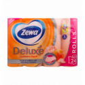 Туалетний папір Zewa Deluxe Cashmere Peach тришаровий, 24 рул