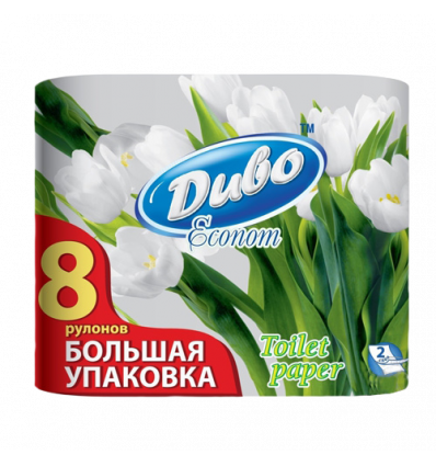 Папір туалетний целюлозний "Диво" Econom, 8 рул. ( тп.де.8б )