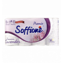 Туалетная бумага Soffione Premio Toscana Lavender трехслойная, 8 рул