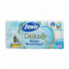 Туалетная бумага Zewa Deluxe Aqua Tube Delicate Care трехслойная, 8 рул