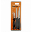 Набір ножів Fiskars Essential для чистки 3шт