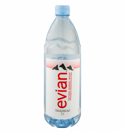 Вода мінеральна Evian природна столова негазована 1л