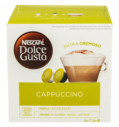 Кофе Nescafe Dolce Gusto Cappuccino в капсулах 16 шт 186,4г