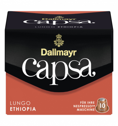 Кава Dallmayr Lungo Ethiopia в капсулах 10шт 56г