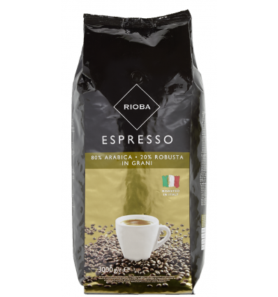 Кофе Rioba Espresso натуральный жареный в зернах 3кг