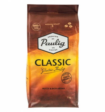 Кава Paulig Classic в зернах 1кг