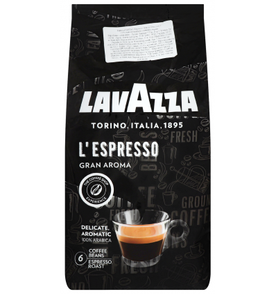 Кава Lavazza L’Espresso натуральна смажена в зернах 1кг