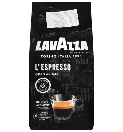 Кофе Lavazza L’Espresso натуральный жареный в зернах 1кг