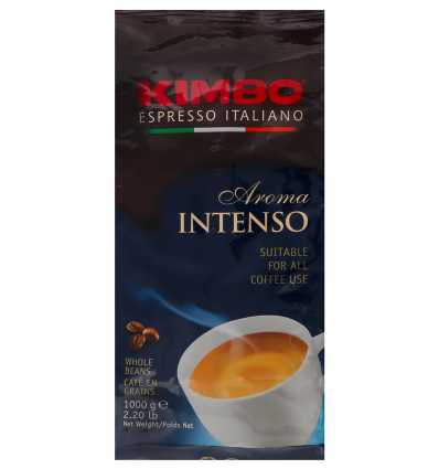 Кофе Kimbo Aroma Intenso жареный в зернах 1кг