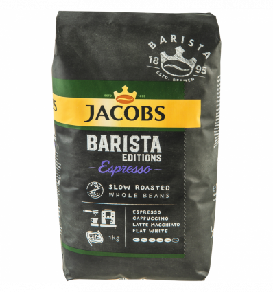 Кава Jacobs Espresso Barista editions смажена в зернах 1кг