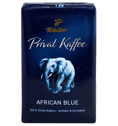 Кава Tchibo Privat Kaffee African blue натуральна смажена мелена 250г