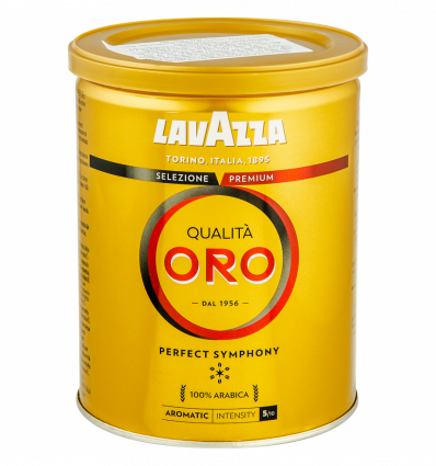 Кава Lavazza Quallta Oro 100% натуральна смажена мелена 250г