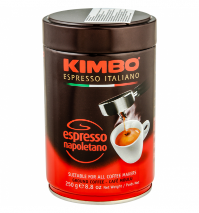 Кава Kimbo Espresso Napoletano мелена бляшана банка 250г