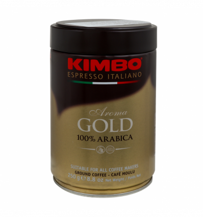 Кава Kimbo Aroma Gold натуральна смажена мелена 250г