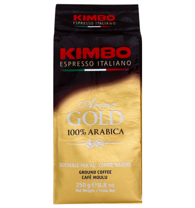 Кофе Kimbo Aroma Gold жареный молотый 250г