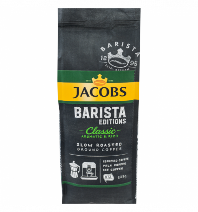 Кофе Jacobs Barista editions Classic жареный в зернах 225г