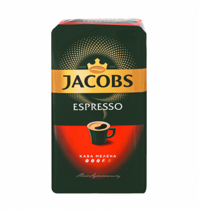 Кава Jacobs Espresso натуральна мелена 450г