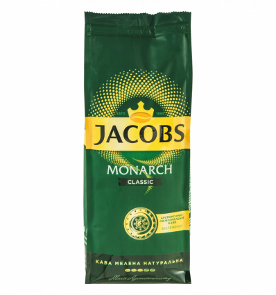 Кофе Jacobs Monarch Classic натуральный жареный молотый 225г