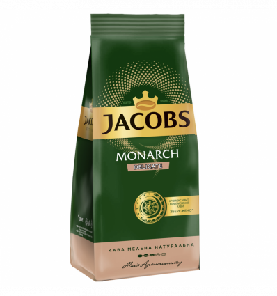 Кофе Jacobs Monarch Delicate натуральный жареный молотый 225г