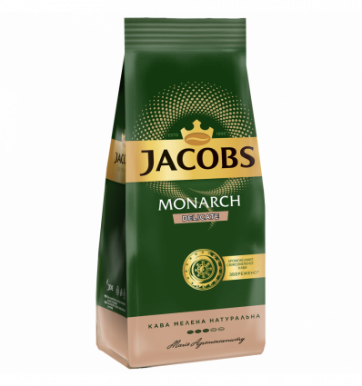 Кава Jacobs Monarch Delicate натуральна смажена мелена 450г