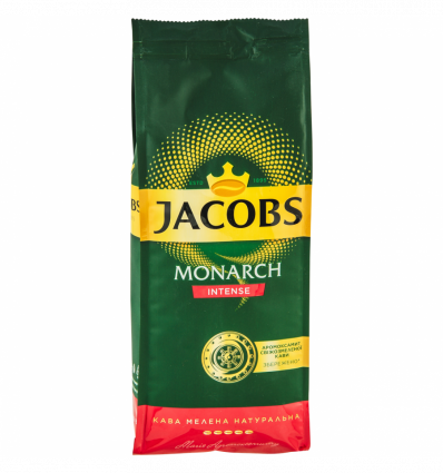 Кофе Jacobs Monarch Intense натуральный жареный молотый 225г