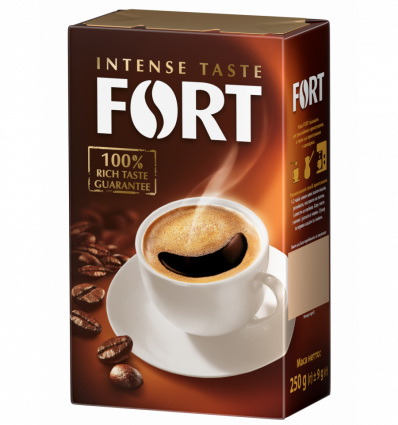 Кава Fort Intense Taste натуральна смажена мелена 250г