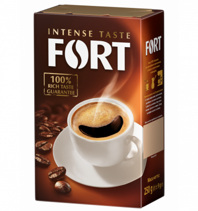 Кофе Fort Intense Taste натуральный жареный молотый 250г