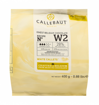 Шоколад Callebaut White callets 28% 400г