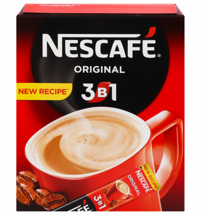 Напиток Nescafe Original 3 в 1 кофейный 16г*20
