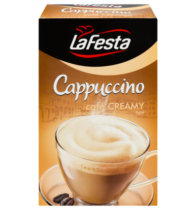 Напиток La Festa Cappuccino сливочный вкус растворимый 12,5г*10